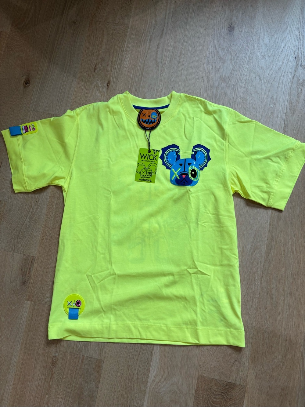 WICK MONSTER bundle black & Neon Yellow Short-Sleeve Graphic Tee